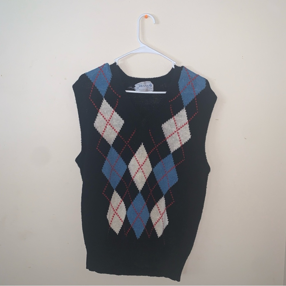 Deans of Scotland Argyle Sweater Vest Size 44(Large)